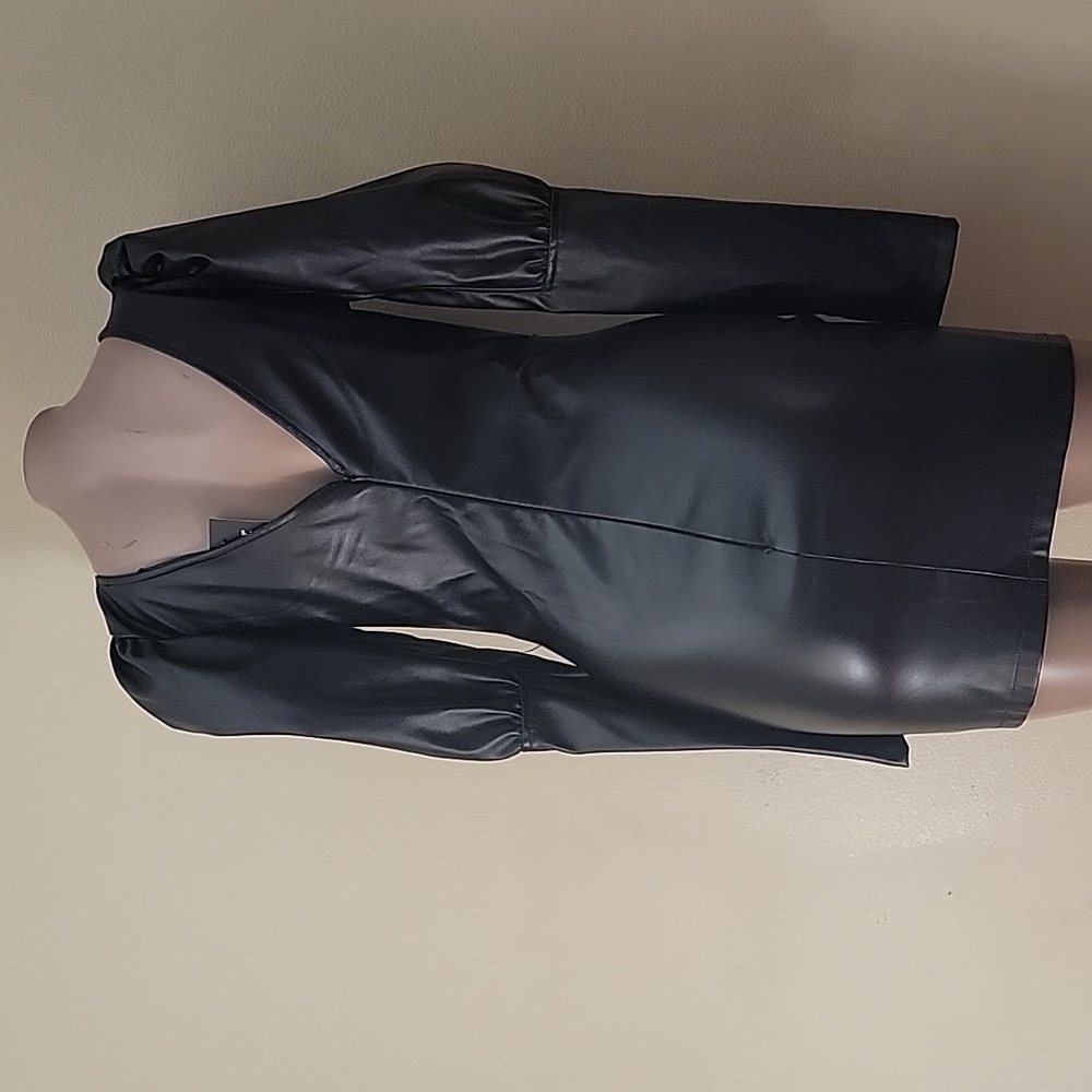 Capsulle Leather Mini Dress